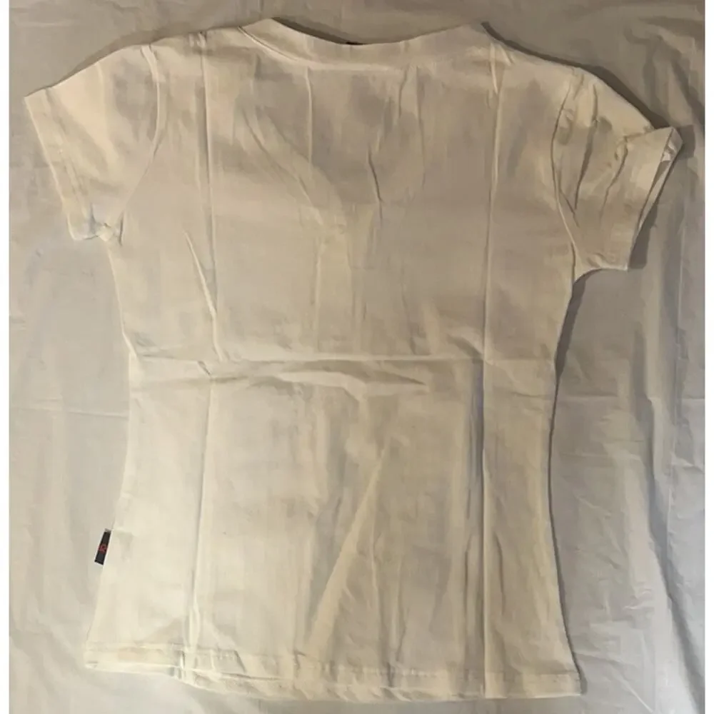 Dolce & Gabbana D&G White T-Shirt Vintage Y2K Women's Size S - EXCELLENT - Picture 3 of 12